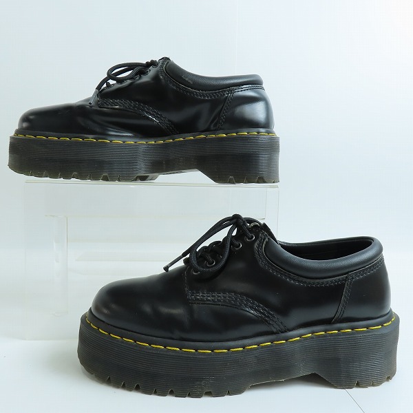 実際に弊社で買取させて頂いたDr.Martens/ドクターマーチン 5ホール レザーシューズ 8053 QUAD 24690001/UK6の画像 3枚目