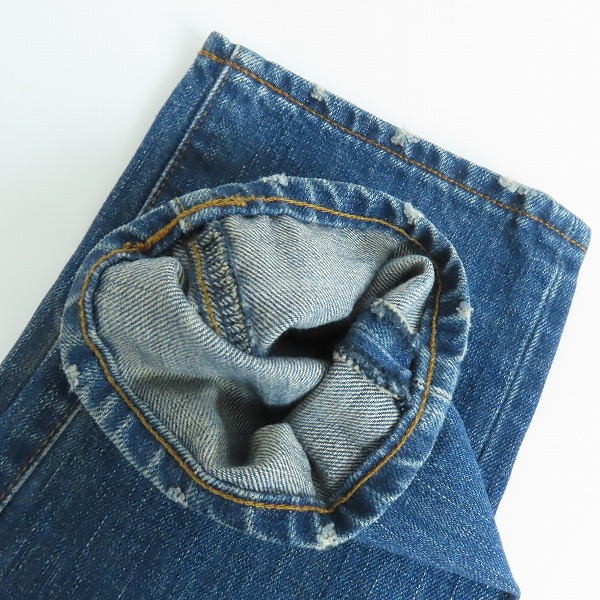 実際に弊社で買取させて頂いたDIOR HOMME/ディオールオム 06AW エディ・スリマン期 爪痕ウォッシュドデニムパンツ 6HH1011522/28 の画像 8枚目