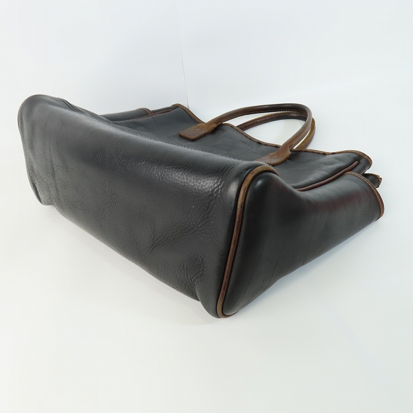 実際に弊社で買取させて頂いたmelple × JOURNAL STANDARD/メイプル × ジャーナルスタンダード レザー トートバッグの画像 2枚目