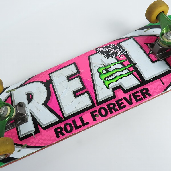 実際に弊社で買取させて頂いたREAL SKATEBOARDS/リアル Roll Forever  VENTURE トラック スケートボード/コンプリートデッキの画像 9枚目