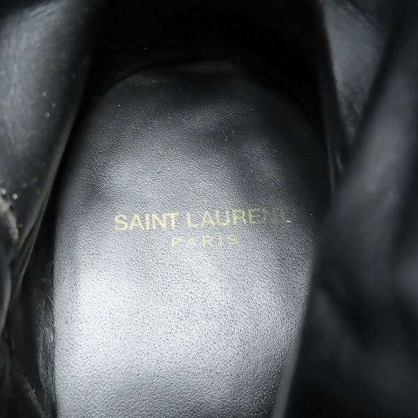 実際に弊社で買取させて頂いたSAINT LAURENT PARIS/サンローランパリ  19SS バックル装飾ワイアットハーネスブーツ 553604/40の画像 7枚目