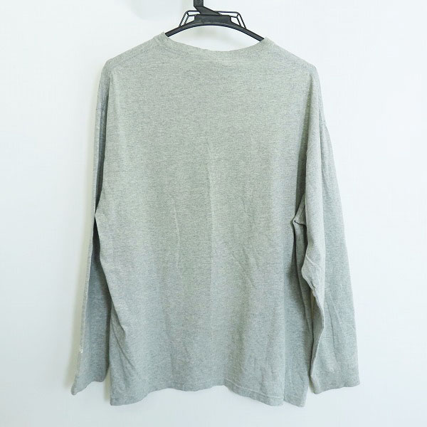 実際に弊社で買取させて頂いたSTUSSY/ステューシー 90s DJプリントTシャツ 長袖カットソー ロンT グレー 紺タグ Lの画像 1枚目