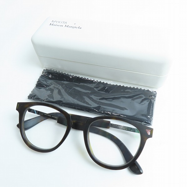 実際に弊社で買取させて頂いたMaison Margiela×MYKITA/メゾンマルジェラ×マイキータ MMRAW011 眼鏡フレームの画像 9枚目