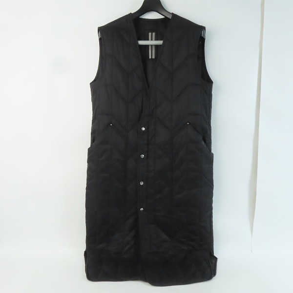実際に弊社で買取させて頂いたRick Owens/リックオウエンス 20FW SL LINER QUILTED キルティングベスト ライナー RU20F3986-NZ/48の画像 0枚目