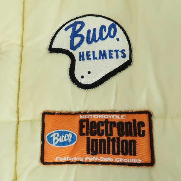 実際に弊社で買取させて頂いたTHE REAL McCOY'S/ザリアルマッコイズ フライトジャケット 中綿ジャケット クリーム/Lの画像 5枚目