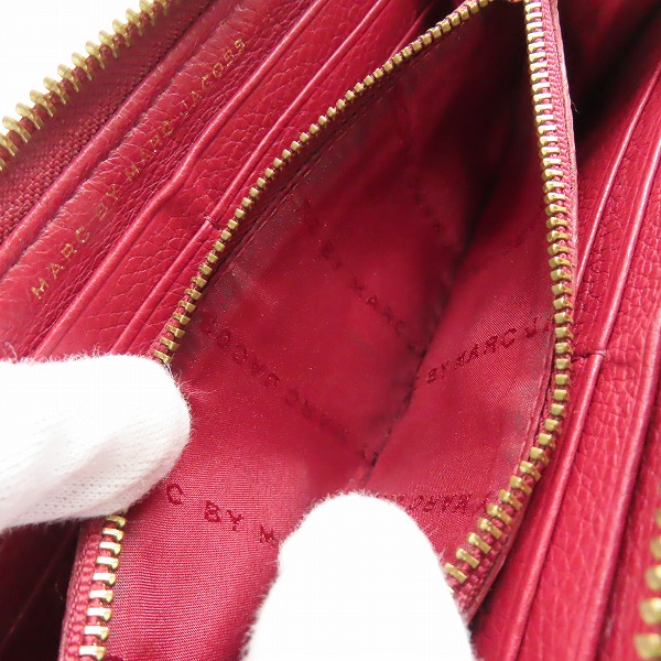 実際に弊社で買取させて頂いたMARC BY MARC JACOBS/マークバイマークジェイコブス レザーウォレット/長財布の画像 4枚目