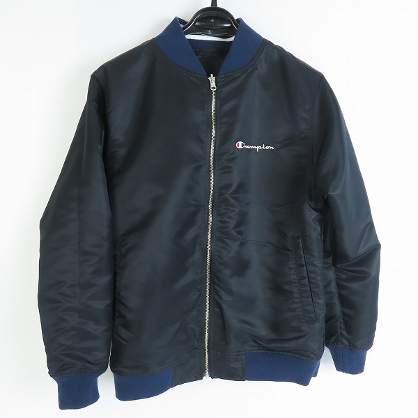 実際に弊社で買取させて頂いたChampion x ATMOS LAB/チャンピオン×アトモスラボ REVERSIBLE JACKET/リバーシブル ジャケット C8-S613/Sの画像 2枚目