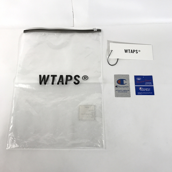 実際に弊社で買取させて頂いたWTAPS×Champion/ダブルタップス×チャンピオン  REVERSE WEVE/リバースウィーブ 裏起毛 スウェット トップス C8-U037/XLの画像 9枚目