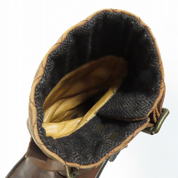 実際に弊社で買取させて頂いたalfredo BANNISTER/アルフレッドバニスター レザーブーツ 5051005005/41の画像 4枚目