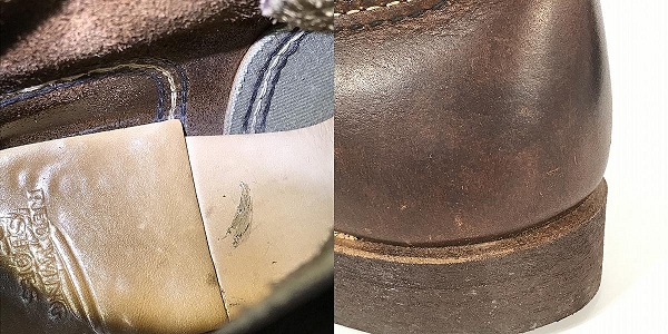実際に弊社で買取させて頂いたRED WING/レッドウィング IRON RANGER/アイアン レンジャー ワークブーツ 8111/7.5の画像 7枚目