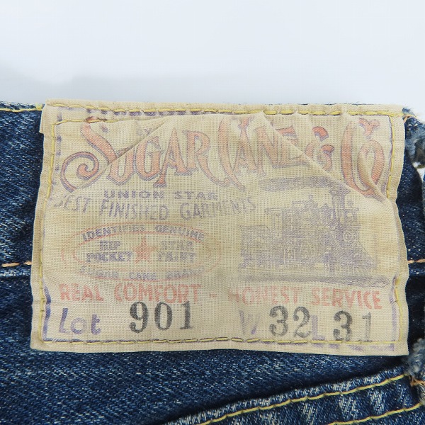 実際に弊社で買取させて頂いたSUGAR CANE/シュガーケーン 901 LONE STAR JEANS ロンスタージーンズ/W32L31の画像 2枚目