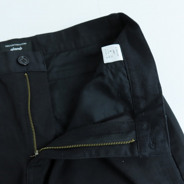 実際に弊社で買取させて頂いたglamb/グラム Davis chino pants /デイビスチノパンツ ブラック GB0419/P04/2の画像 5枚目