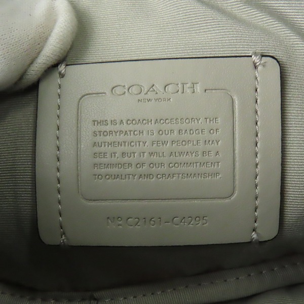 実際に弊社で買取させて頂いたCOACH/コーチ ミニ エッジ ダブルポーチ クロスボディー C4295の画像 5枚目