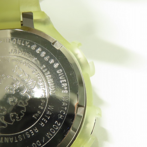 実際に弊社で買取させて頂いたG-SHOCK/Gショック FROGMAN/フロッグマン W.C.C.S サンゴ礁 DW-9900WC-7T【動作未確認】の画像 5枚目