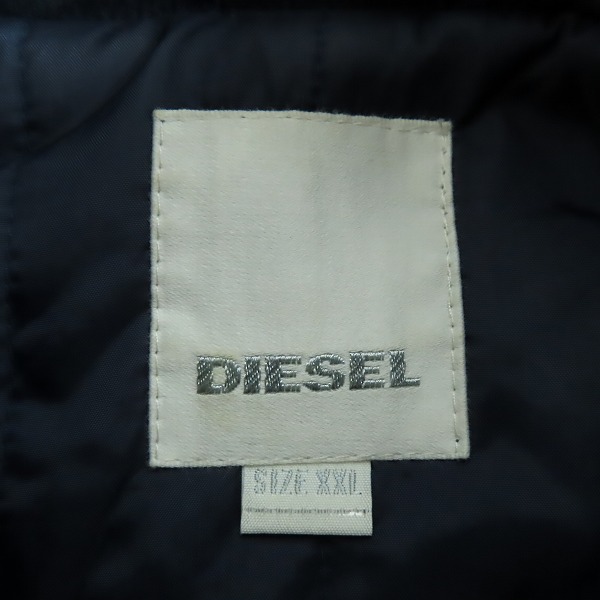 実際に弊社で買取させて頂いたDIESEL/ディーゼル コーデュロイ 袖切替 ジャケット/XXLの画像 2枚目