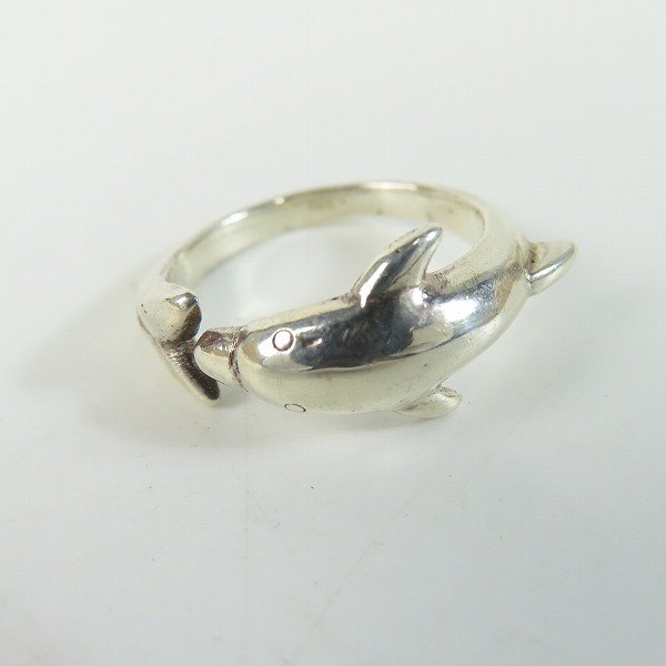 実際に弊社で買取させて頂いたHOLLYWOOD RANCH MARKET/ハリウッドランチマーケット ドルフィン/イルカ リング 20号