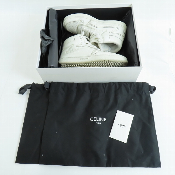 実際に弊社で買取させて頂いたCELINE/セリーヌ ハイカット スニーカー MU1200/39の画像 9枚目