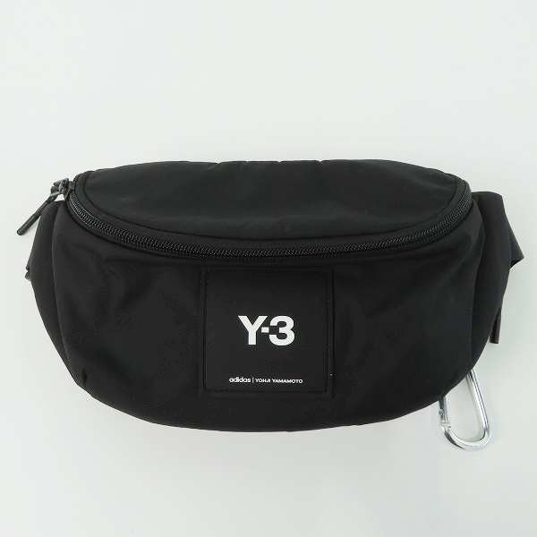 実際に弊社で買取させて頂いたY-3/ワイスリー Yohji Yamamoto×adidas/ヨウジヤマモト×アディダス スクエアロゴパッチ ボディバッグ HD3326