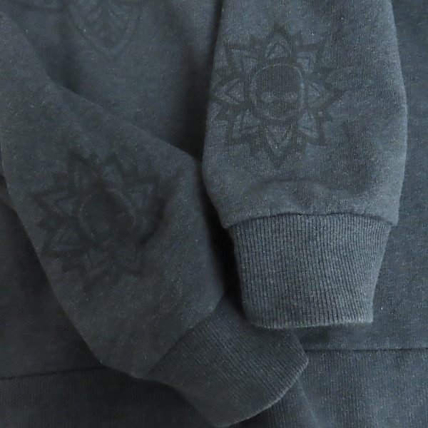 実際に弊社で買取させて頂いたHYDROGEN/ハイドロゲン ＃17 スカルプリント スウェットトレーナー Lの画像 6枚目