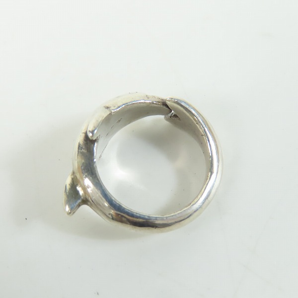 実際に弊社で買取させて頂いたHOLLYWOOD RANCH MARKET/ハリウッドランチマーケット ドルフィン/イルカ リング 6号の画像 5枚目