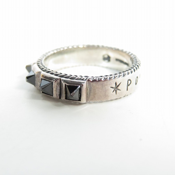 実際に弊社で買取させて頂いたLION HEART/ライオンハート スタッズ リング/15号の画像 2枚目