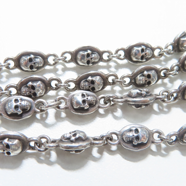 実際に弊社で買取させて頂いたJustin Davis/ジャスティンデイビス TINY SKULL タイニー スカル チェーン SNJ155の画像 3枚目