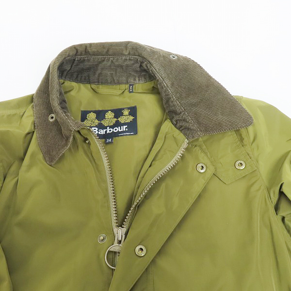 実際に弊社で買取させて頂いたBARBOUR/バブアー BORDER SL SHAPE MEMORY シェイプ メモリー コート 1801254 34　の画像 5枚目