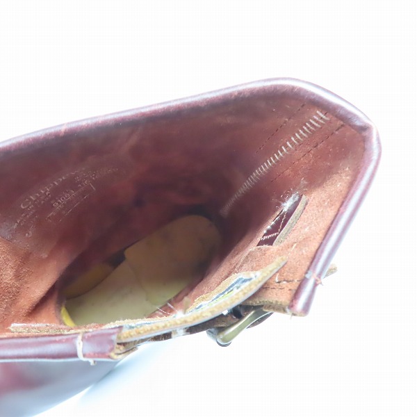 実際に弊社で買取させて頂いたCHIPPEWA/チペワ CORDOVAN/コードバン エンジニアブーツ 91068/9Eの画像 4枚目