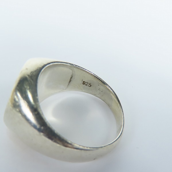 実際に弊社で買取させて頂いたSTUSSY/ステューシー ストックロゴリング 17.5号の画像 6枚目