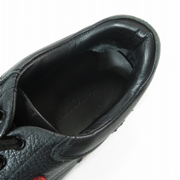 実際に弊社で買取させて頂いたEMPORIO ARMANI/エンポリオ アルマーニ レザー ローカットスニーカー X4X159/8の画像 4枚目