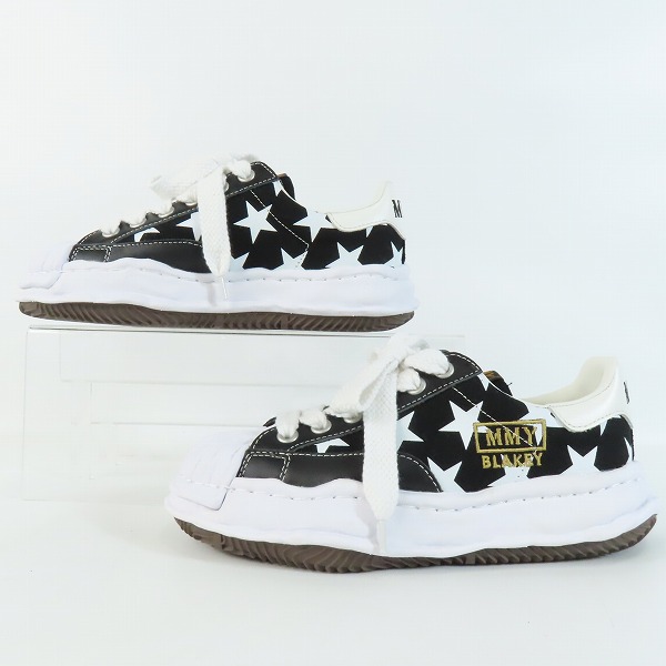 実際に弊社で買取させて頂いたMaison MIHARA YASUHIRO×atmos/メゾンミハラヤスヒロ×アトモス BLAKEY STAR スニーカー C09FW710/38の画像 3枚目