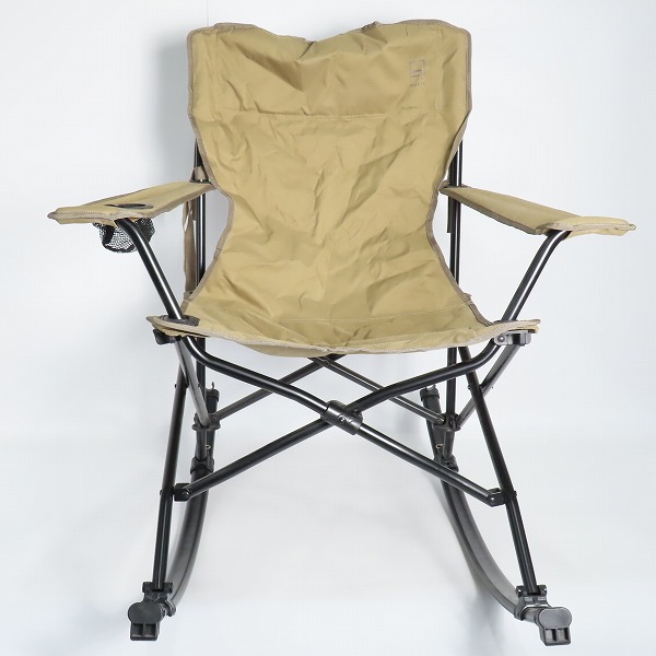 実際に弊社で買取させて頂いたQualz/クオルツ フォールディング ロッキングチェア 折りたたみ式 キャンプチェアの画像 1枚目