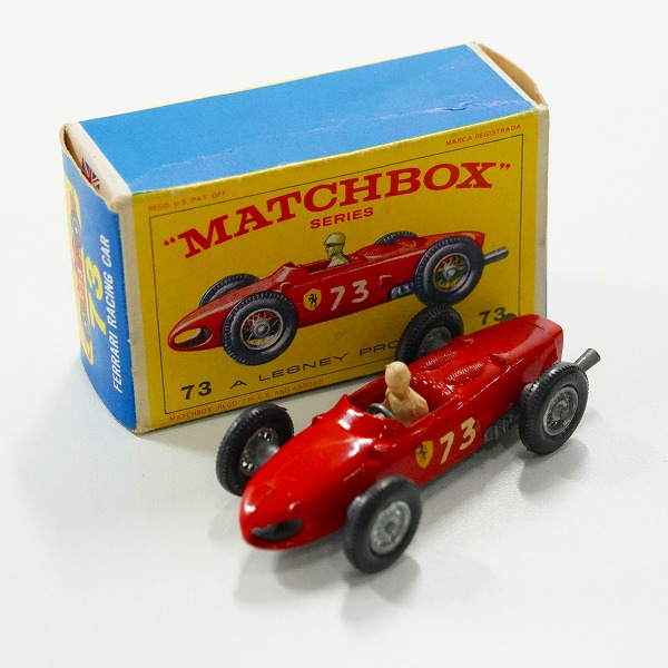 実際に弊社で買取させて頂いたMATCHBOX/マッチボックス No.73 FERRARI RACING CAR/フェラーリー レーシング カー ミニカー