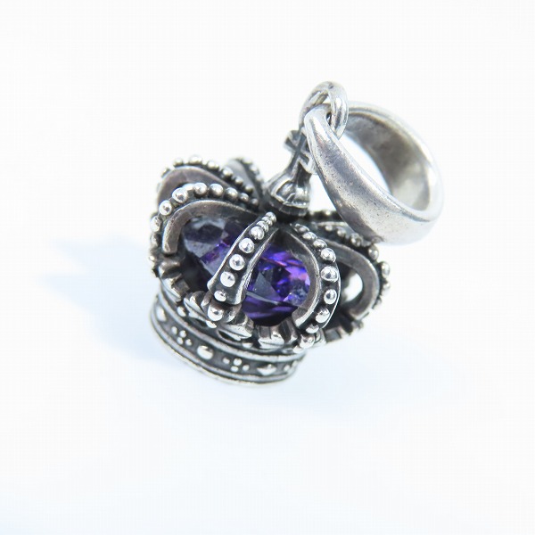 実際に弊社で買取させて頂いたJustin Davis/ジャスティンデイビス CROWN GLORY/クラウングローリーペンダント パープル SPJ119