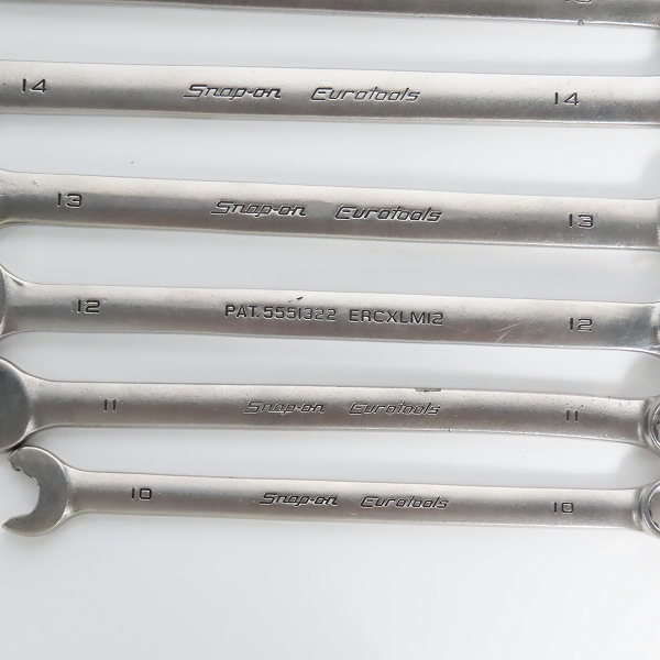 実際に弊社で買取させて頂いたSnap-on Eurotools/スナップオン コンビネーションレンチ  ERCXLM19/17～10  9点セットの画像 2枚目