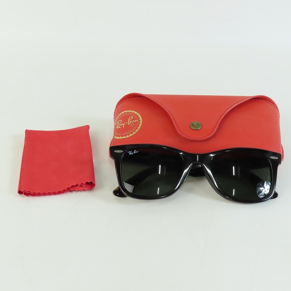 実際に弊社で買取させて頂いたRay-Ban/レイバン WAYFARER/ウェイファーラー RB2140-F 902の画像 9枚目