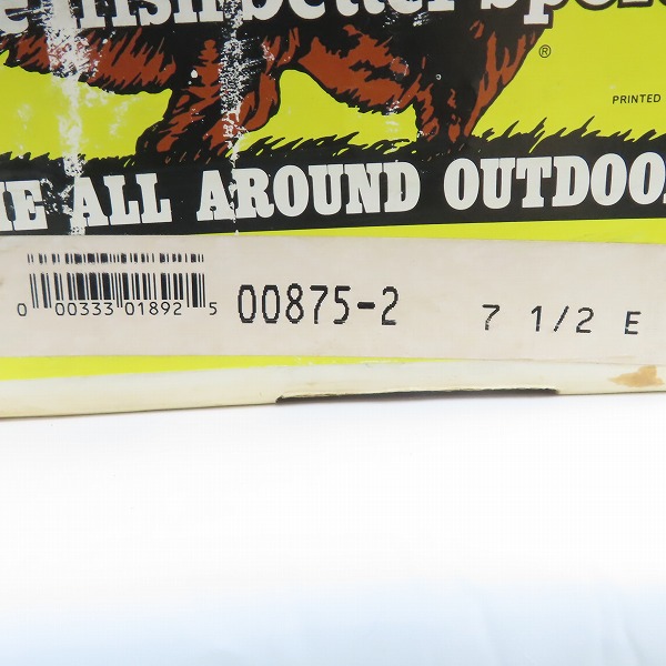 実際に弊社で買取させて頂いたRED WING/レッドウィング 犬タグ アイリッシュ セッターブーツ 00875-2 7.5 Eの画像 8枚目