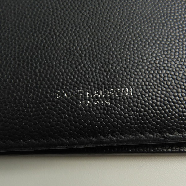 実際に弊社で買取させて頂いたSAINT LAURENT PARIS/サンローランパリ 二つ折り 長財布 556297の画像 7枚目