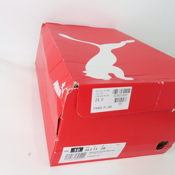 実際に弊社で買取させて頂いた【未使用】PUMA/プーマ DEVIATE NITRO BILLYS ディヴィエイト ニトロ ビリーズ スニーカー 376483-01/29の画像 7枚目