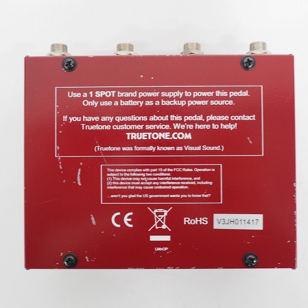 実際に弊社で買取させて頂いたTRUE TONE/トゥルートーン V3 Jekyll & Hyde オーバードライブ + ディストーション エフェクター【動作確認済】の画像 6枚目