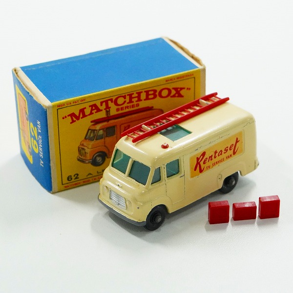 実際に弊社で買取させて頂いたMATCHBOX/マッチボックス No.62 TV SERVICE VAN/テレビサービスバン ミニカー