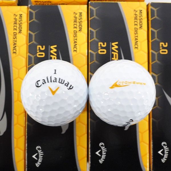 実際に弊社で買取させて頂いた【未使用】Callaway/キャロウェイ WARBIRD 2.0/ウォーバード ゴルフボール ホワイト 2ダースの画像 1枚目