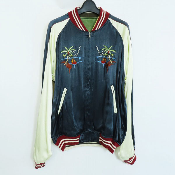 実際に弊社で買取させて頂いた【未使用】THE FLAT HEAD/フラットヘッド リバーシブル スカジャン スーベニアジャケット/XL