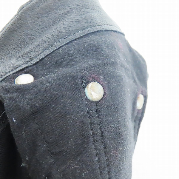 実際に弊社で買取させて頂いたISAMU KATAYAMA BACKLASH/イサムカタヤマバックラッシュ ストレッチディアスキン レザーパンツ 1810-06/XSの画像 6枚目