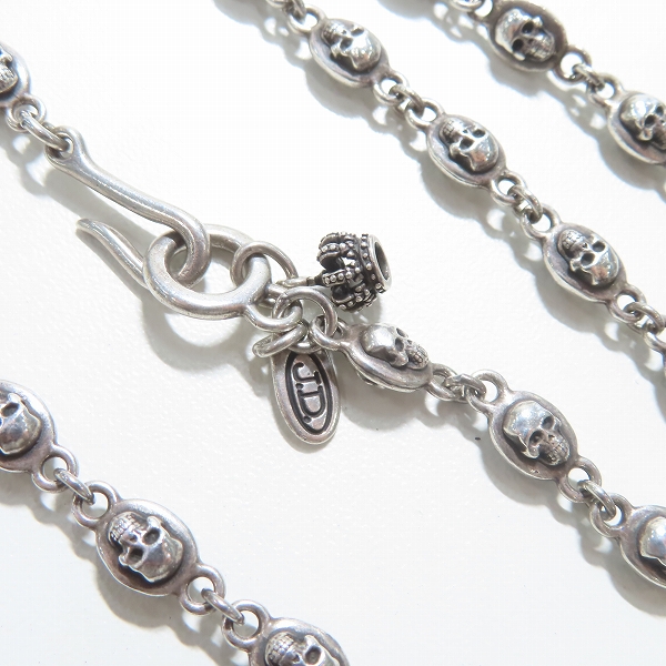 実際に弊社で買取させて頂いたJustin Davis/ジャスティンデイビス TINY SKULL タイニー スカル チェーン SNJ155