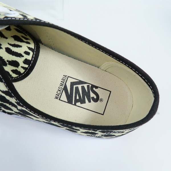 実際に弊社で買取させて頂いたVANS×WACKO MARIA/バンズ×ワコマリア V44 AUTHENTIC/オーセンティック レオパード 667569-0001/26の画像 4枚目