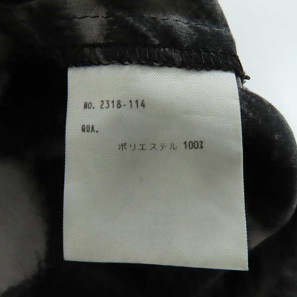 実際に弊社で買取させて頂いたLAD MUSICIAN/ラッドミュージシャン DECHINE BIG S/S SHIRT INKJET FEATHER/総柄 プリント半袖シャツ フェザー2318-114/42の画像 3枚目