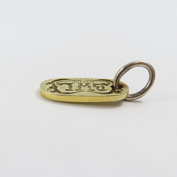 実際に弊社で買取させて頂いたBWL/Bill Wall Leather/ビルウォールレザー 18k ロゴプレート ペンダント トップ ゴールドの画像 3枚目