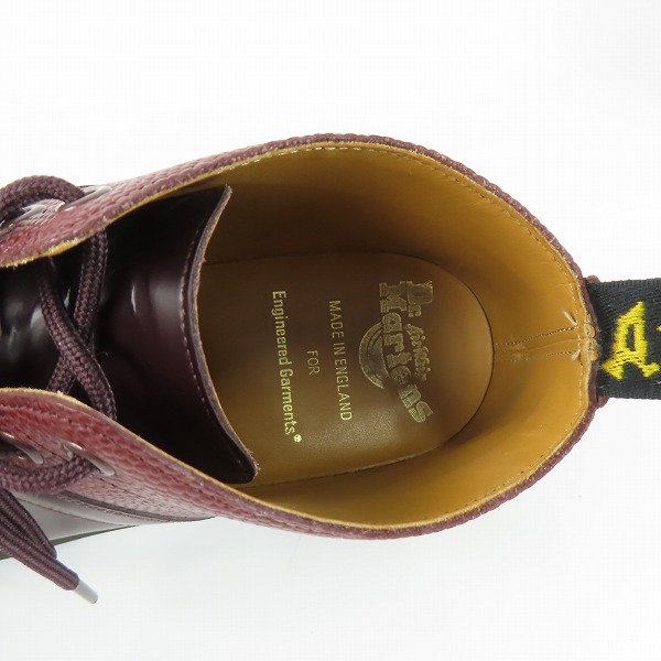 実際に弊社で買取させて頂いたENGINEERED GARMENTS×DR. MARTENS/エンジニアードガーメンツ×ドクターマーチン 素材切替 レザーブーツ 23815600/UK6の画像 4枚目