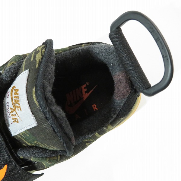 実際に弊社で買取させて頂いたNIKE×CARHARTT WIP/ナイキ×カーハート AIR FORCE 1 UTILITY/エアフォース AV4112-300/26の画像 4枚目